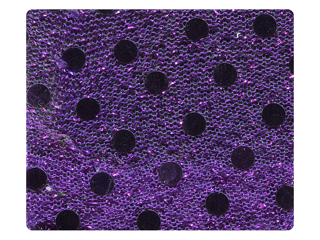 237 Dark Purple Dots Fabric Swatch
