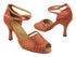 2388LEDSS Dark Tan Satin  3" Heel (5059) in the photo