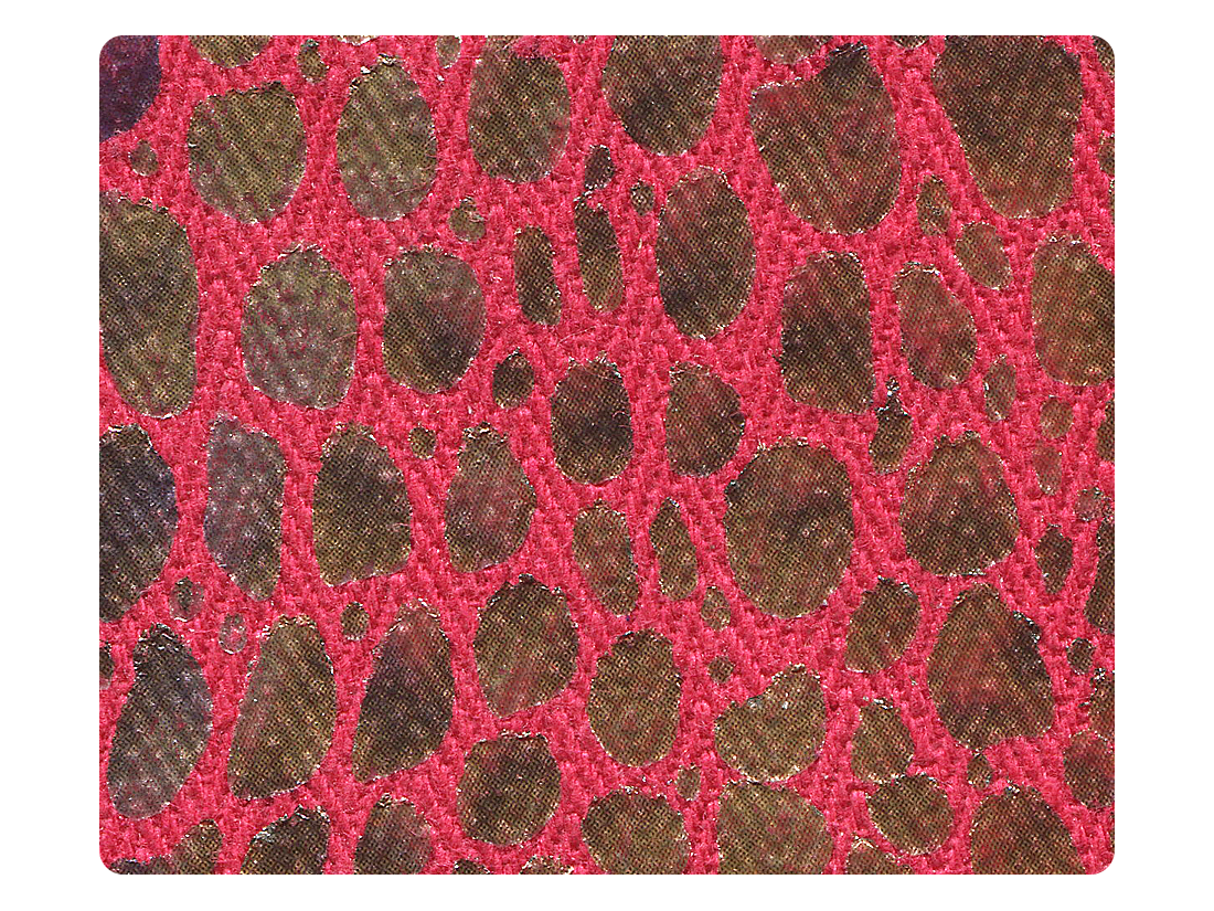 238 Red Print Fabric Swatch