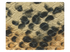 246 Black  & Orange Snake PU Fabric Swatch