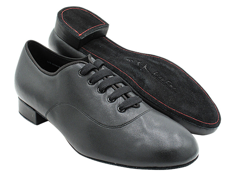 2503LEDSS Black Leather with 1" Standard Heel in the photo