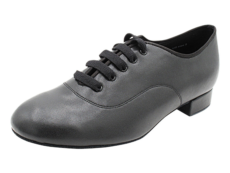 2503LEDSS Black Leather with 1" Standard Heel in the photo