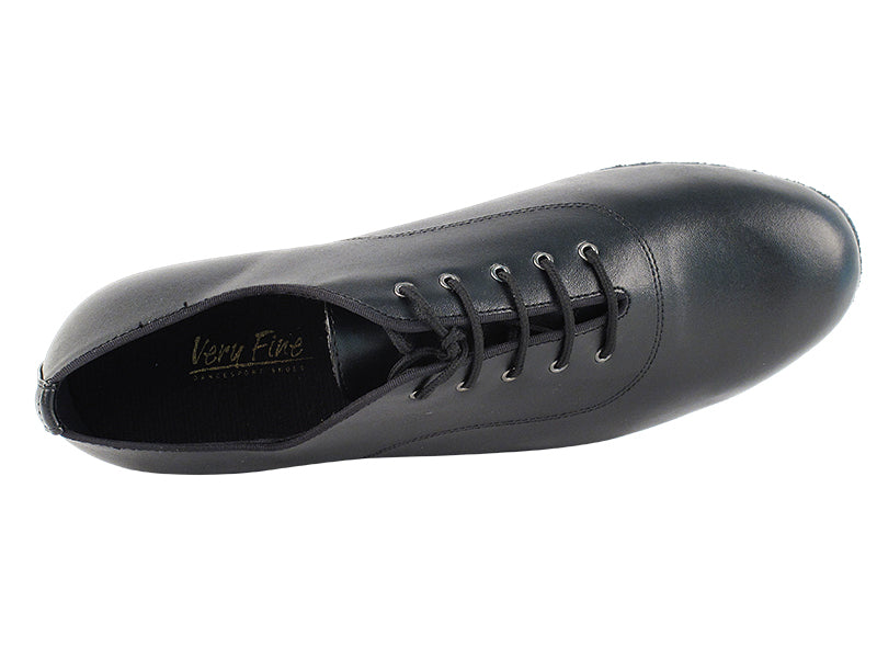 2503 Black Leather with 1" Heel in the photo