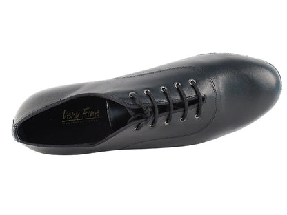 2503 Black Leather with 1" Heel in the photo