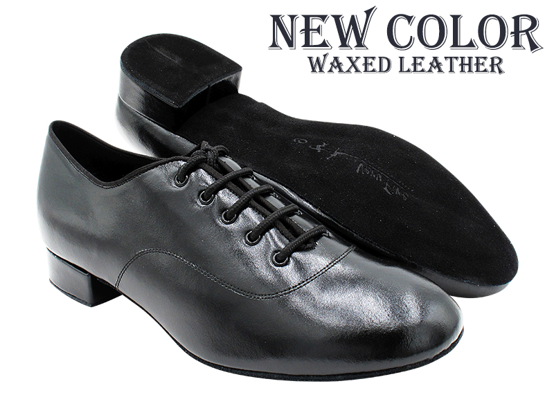 2503LEDSS Black Waxed Leather with 1" Standard Heel in the photo