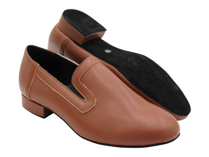 2506LEDSS Coffee Brown Leather with 1&quot; Standard Heel in the photo