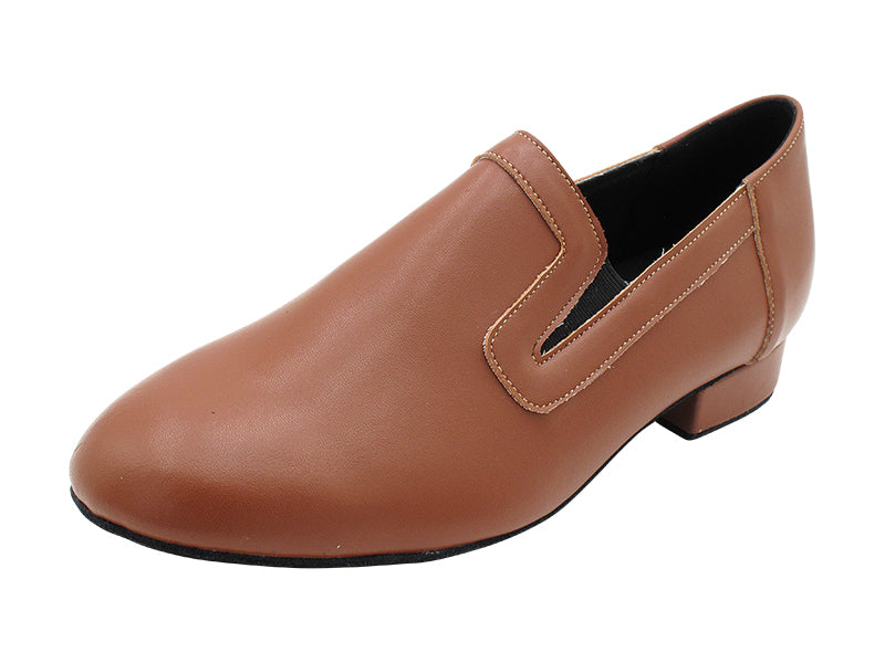 2506LEDSS Coffee Brown Leather with 1" Standard Heel in the photo