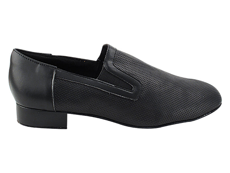 2506LEDSS Black Perforated Leather with 1" Standard Heel in the photo