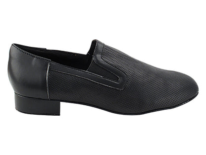 2506LEDSS Black Perforated Leather with 1" Standard Heel in the photo