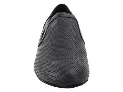 2506LEDSS Black Perforated Leather with 1" Standard Heel in the photo