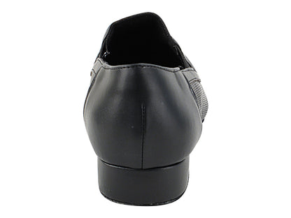 2506LEDSS Black Perforated Leather with 1" Standard Heel in the photo