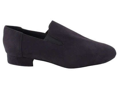 3526LEDSS Black Suede with 1" Standard Heel in the photo