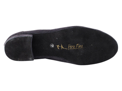 3526LEDSS Black Suede with 1" Standard Heel in the photo
