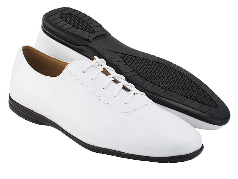 2507LEDSS White Leather with 0.25&quot; thickness treegum sole in the photo