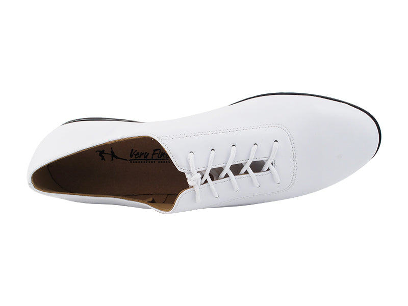 2507LEDSS White Leather with 0.25" thickness treegum sole in the photo