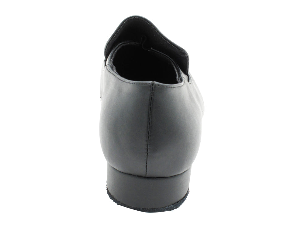 2515 Black Leather (Slip On) with 1" Standard Heel in the photo