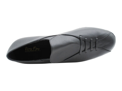 2515 Black Leather (Slip On) with 1" Standard Heel in the photo