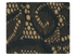 258 Flesh & Black Lace Fabric Swatch