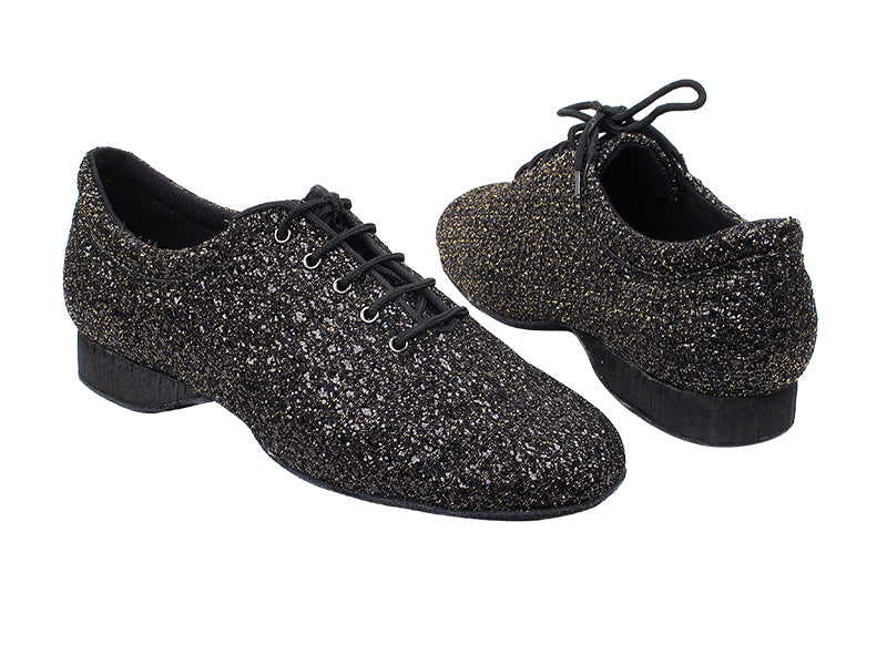 2601 277 Black_Gold Sparkle with 0.5&quot; Eva Heel in the photo