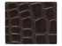 262 Copper Crocodile Patent PU Fabric Swatch