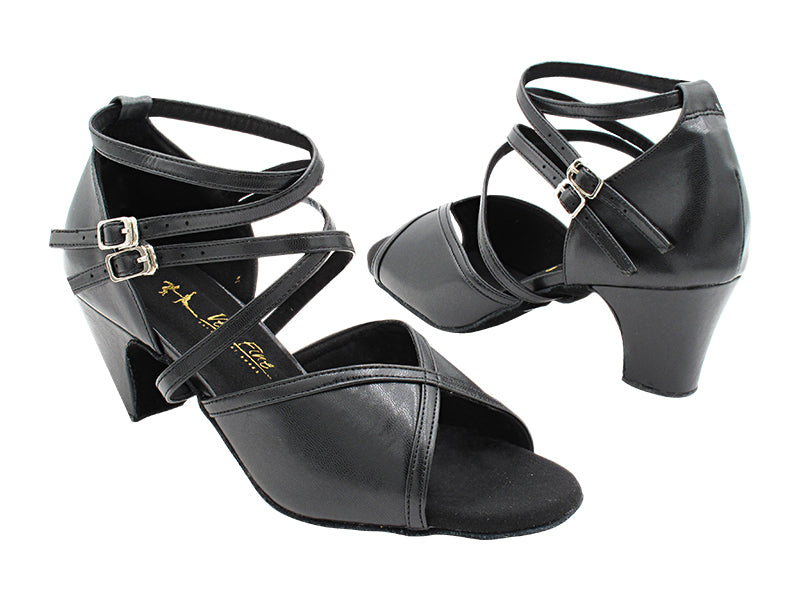 2630LEDSS Black Leather with 2&quot; MEDIUM HEEL (035) in the photo