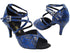 2630LEDSS Dark Blue Snake PU with 3" STILETTO HEEL (428) in the photo