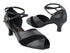 2701LEDSS 140 Black Leather_136 Black Nubuck Trim with 2" slim heel (2899B) in the photo