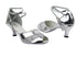 2701 55 Silver PU_6 Silver Sparklenet Trim with 2.5" Heel in the photo