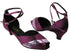 2701 Purple Satin & 187 Sparkle with 1.3" Heel in the photo