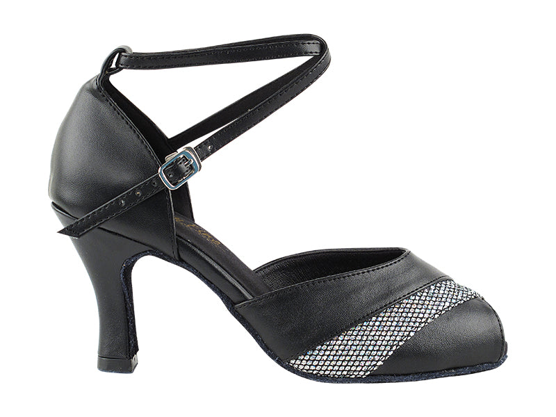 2701 Black Leather &amp; Black Sparklenet