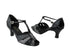 2702 222 Black Snake & 97 Black Sparklenet with 2.5" Low Heel in the photo