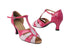 2702 272 Light Pink Glitter_260 Pink Patent with 2.5" low heel in the photo