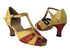 2702 285 Red Scale_H_173 Light Gold Scale with 2.5" low heel in the photo