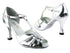 2702 55 Silver Leather with 3" heel in the photo