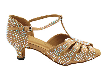 CD5013DB 306 Light Gold Leather with 1.5&quot; Medium Heel (3G09) in the photo