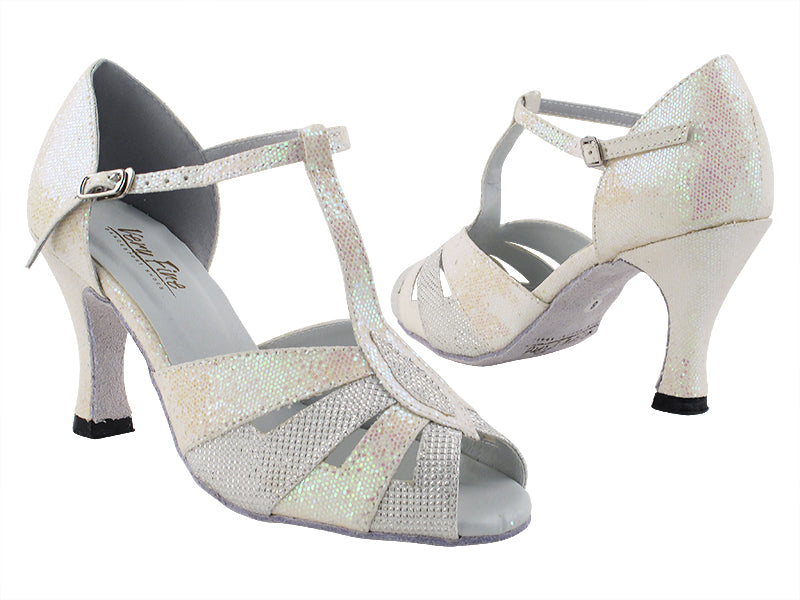2702 270 White Glitter_278 White Scale with 3&quot; Heel (6812) in the photo