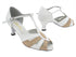 2702 White Leather & 125 Glod Stardust with 2.5" Heel (2899) in the photo