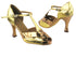 2703 226 Gold Snake_B_S_116 Gold Patent_T_H with 3.5" Heel in the photo