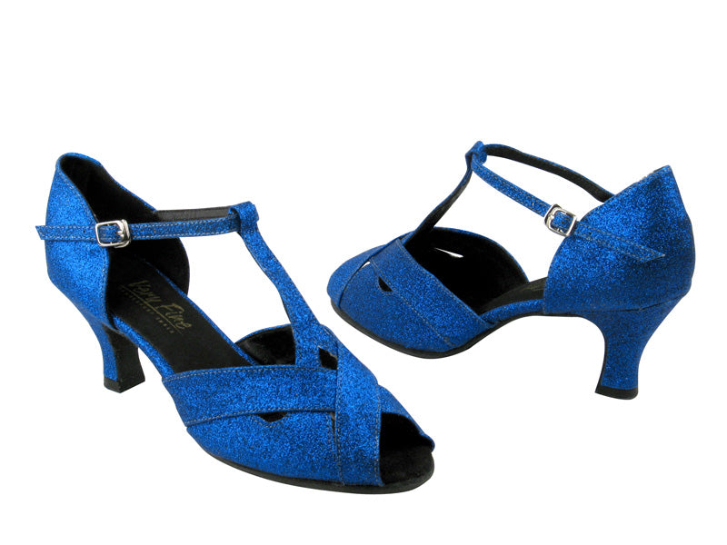 2703 Blue Stardust with 2.5" Low Heel in the photo