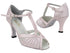 2707 233 Light Pink Satin with 3" Heel (6812) in the photo