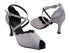 2708 263 Grey Satin with 2.75" Slim Flare Heel (386) in the photo