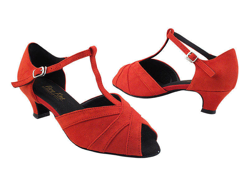 2711 284 Red Suede with 1.3&quot; Cuban Heel (387) in the photo