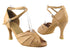 2713 157 Beige Brown Leather with 3.5" Heel in the photo