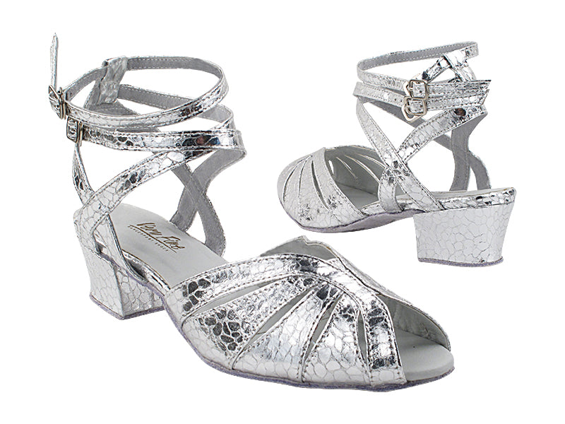 2713F Ultra Silver_5009 BackStraps with 1.5&quot; Heel (2001) in the photo