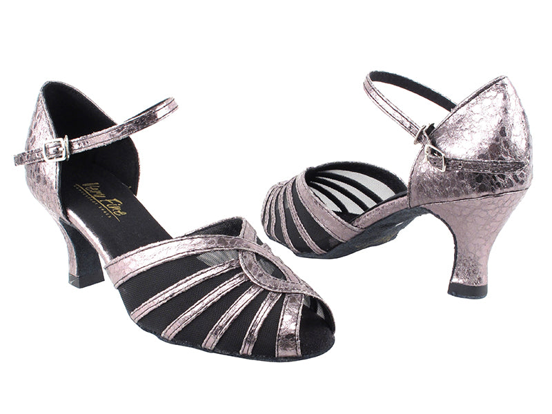 2719 208 Ultra Grey_Black Mesh with 2.5&quot; Heel in the photo