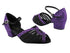2719 237 Dark Purple Dots_B_T_Black Satin_S_Black Mesh with 1.5" medium heel in the photo