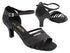 2770LEDSS Black Glitter Satin & Black Satin with 2.5" Heel (2899) in the photo