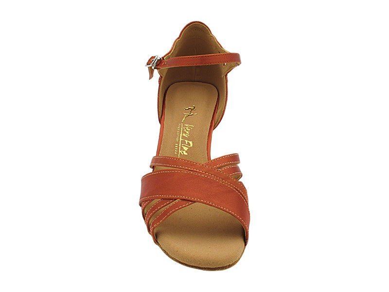 2770LEDSS Dark Tan Satin with 2.5&quot; Heel (2899) in the photo