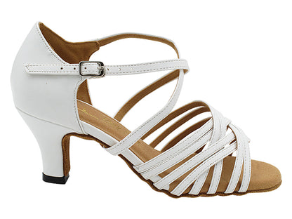 2784LEDSS White Leather with 2.5&quot; Heel (2899) in the photo
