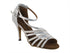 2824LEDSS Ivory Satin_White Glitter with 3.5" Stiletto Heel in the photo